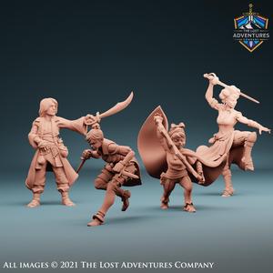 Greymill Townsfolk ( Adventuring Set of 4)