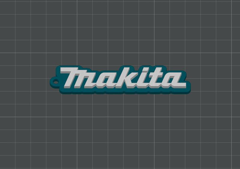 Makita Logo Keychain - (No AMS Nedeed)