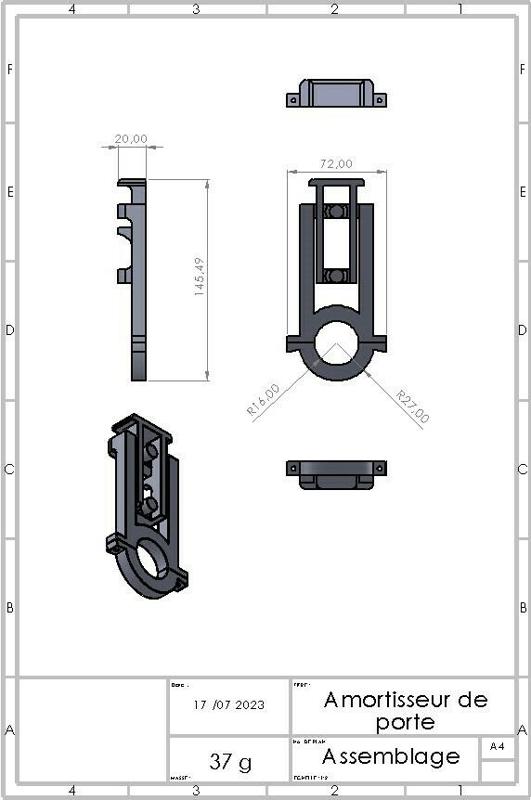 Door damper
