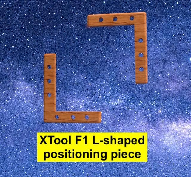 XTool F1 L-shaped Positioning Piece