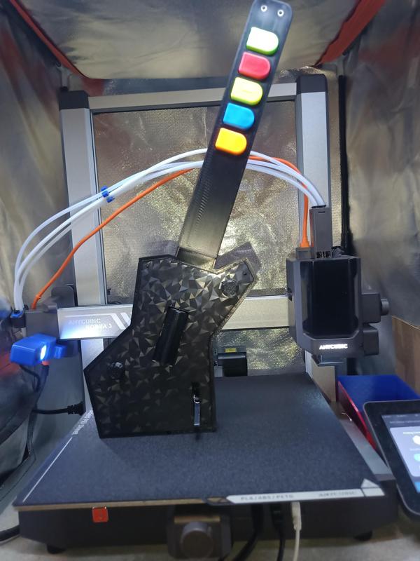 Extended Length Fret Board For Clone Hero Controller