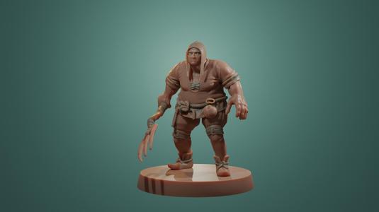 Human Peasant- 28mm