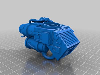 Wardog Titan Big Flamethrower