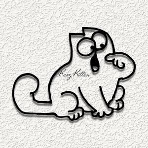 simons cat hungry point fanart wall art home decor