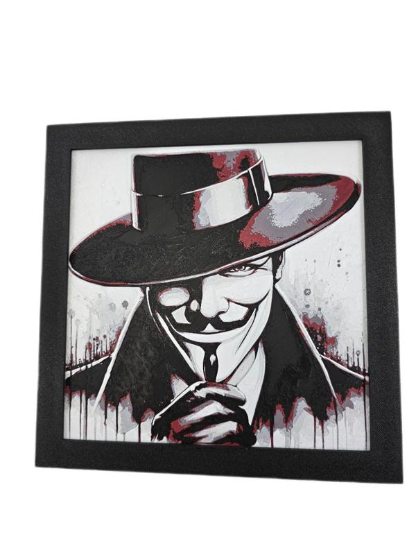 V for Vendetta Hueforge