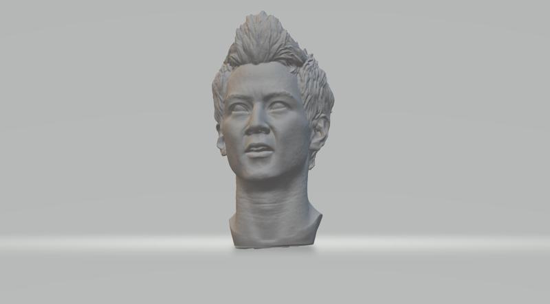 Daniel Wu Head 3D print model