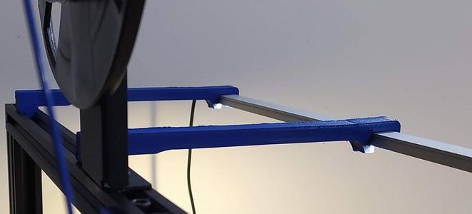 LED light strip holders
