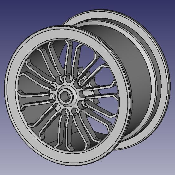 WHEEL RIM DESIGN 3D