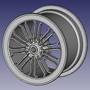 WHEEL RIM DESIGN 3D