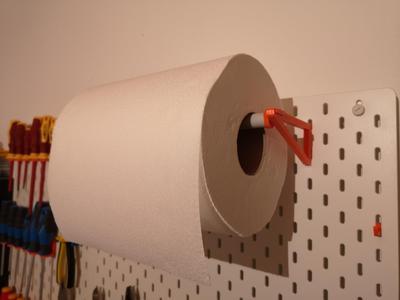 IKEA Skadis - Towel Roll Mount