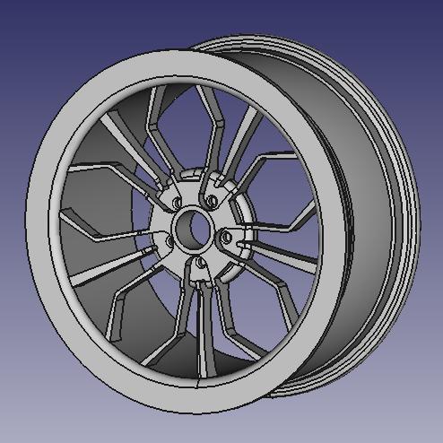 WHEEL RIM VEHICLE 3D MODEL DESIGN
