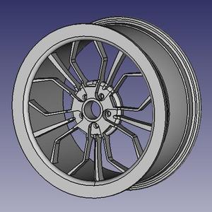 WHEEL RIM VEHICLE 3D MODEL DESIGN