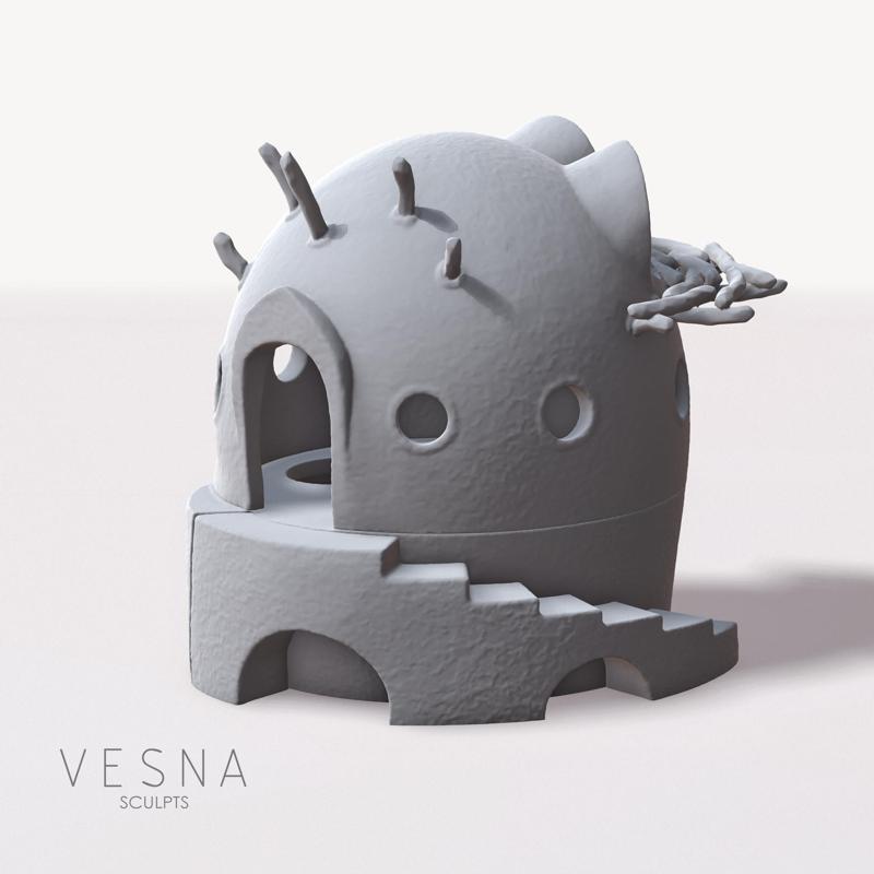 DESERT VILLAGE - TWO-STOREY HUT