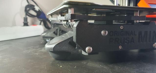 Prusa mini squashball feet Low Profile noise reduction