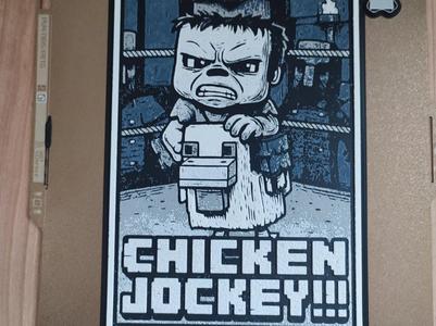 4-color HueForge Minecraft Chicken Jokey