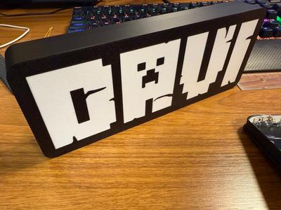 Davi's Minecraft Lamp