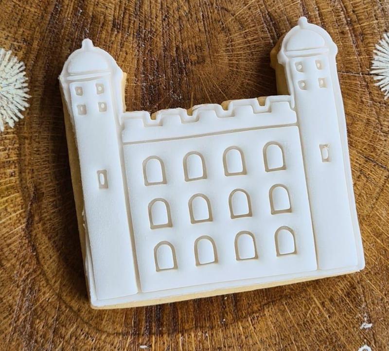 Tower of London Themed Cookie Cutter Embosser Stamper
