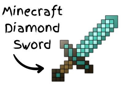Minecraft Diamond Sword