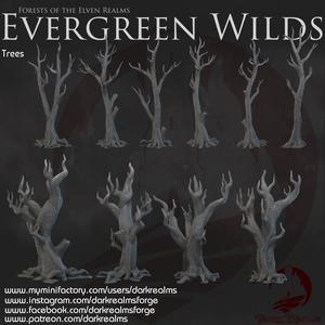 Dark Realms - Evergreen Wilds - Trees