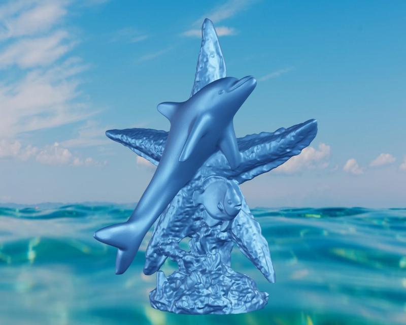 Dauphin etoile de mer