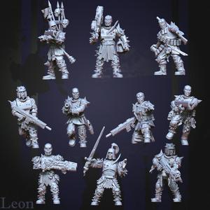 Moebian guard infantry squad