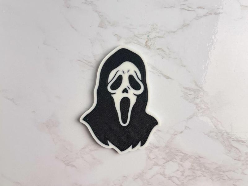 Ghostface Magnet | Horror Scream Mask Badge