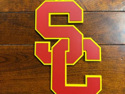 Southern Cal Trojans Oversized Necklace Logo