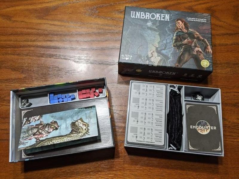 Unbroken Game Organizer (Cards in Sleeves)