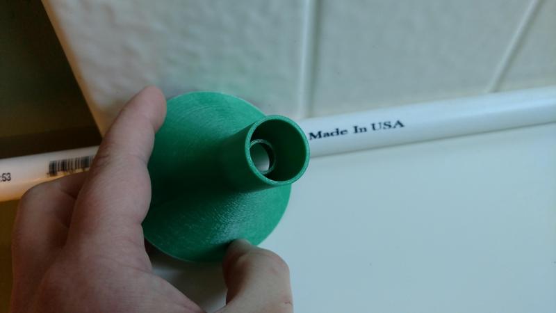 Funnel for 1/2 inch PVC