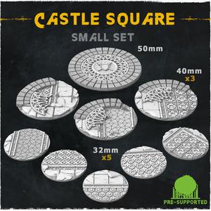 Castle Square (Small Set) - Wargame Bases & Toppers 2.0