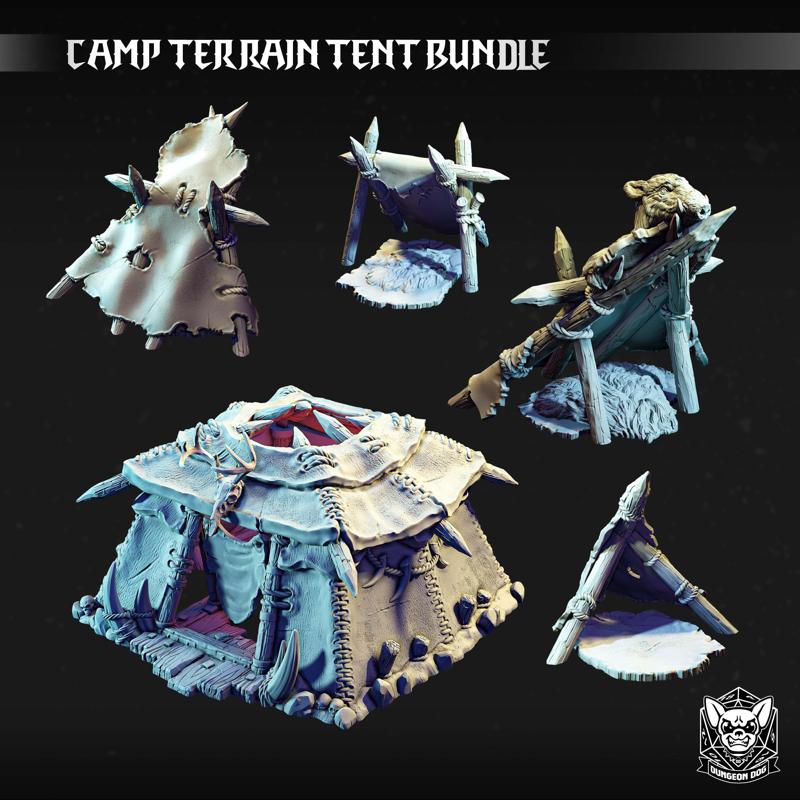 Camp Terrain Tent Bundle