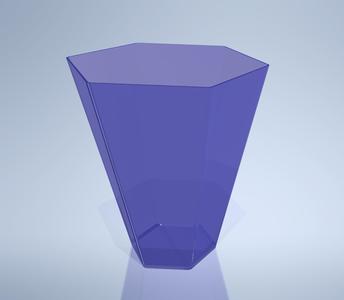 Hexagon vase