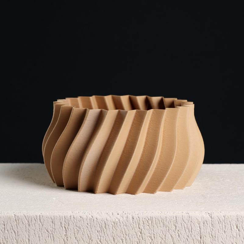 Curved Bowl Planter, (vase mode)