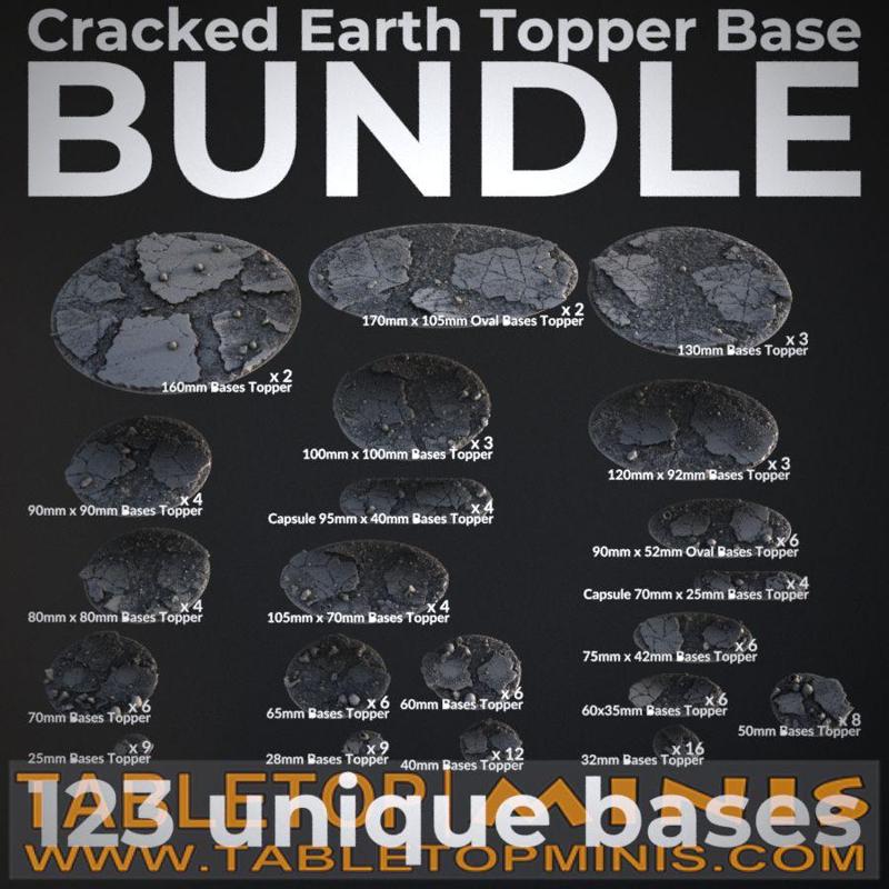 Cracked Earth Topper Base Bundle