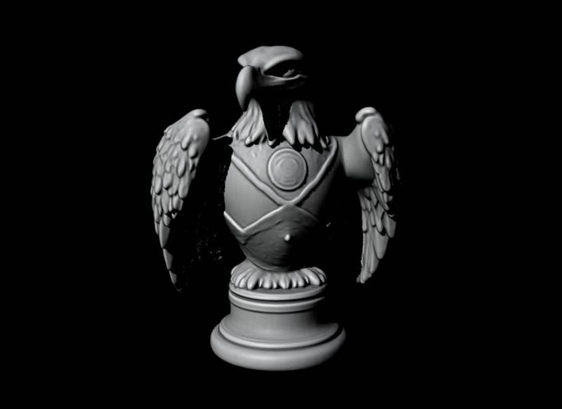 Eagle Guard K100 Gift Bust Figure Unique & Detailed 3D Print Model