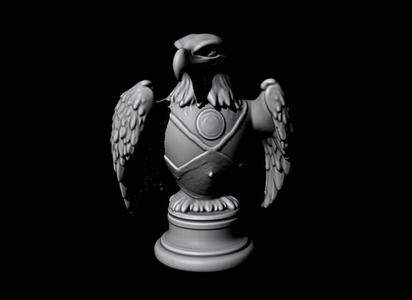 Eagle Guard K100 Gift Bust Figure Unique & Detailed 3D Print Model