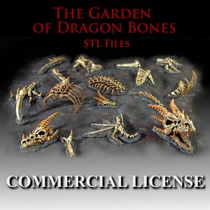 [Commercial License] The Garden Of Dragon Bones STL