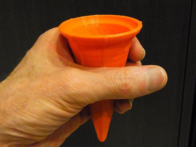 Ice Cream Cone - Just like a regular cone but reusable!