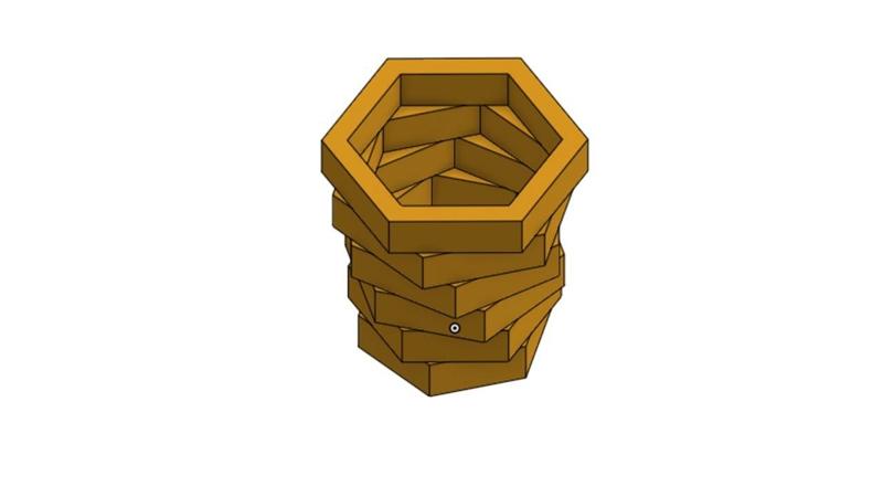 Small stylish pot