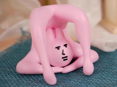 Yoga Pink Rabbit