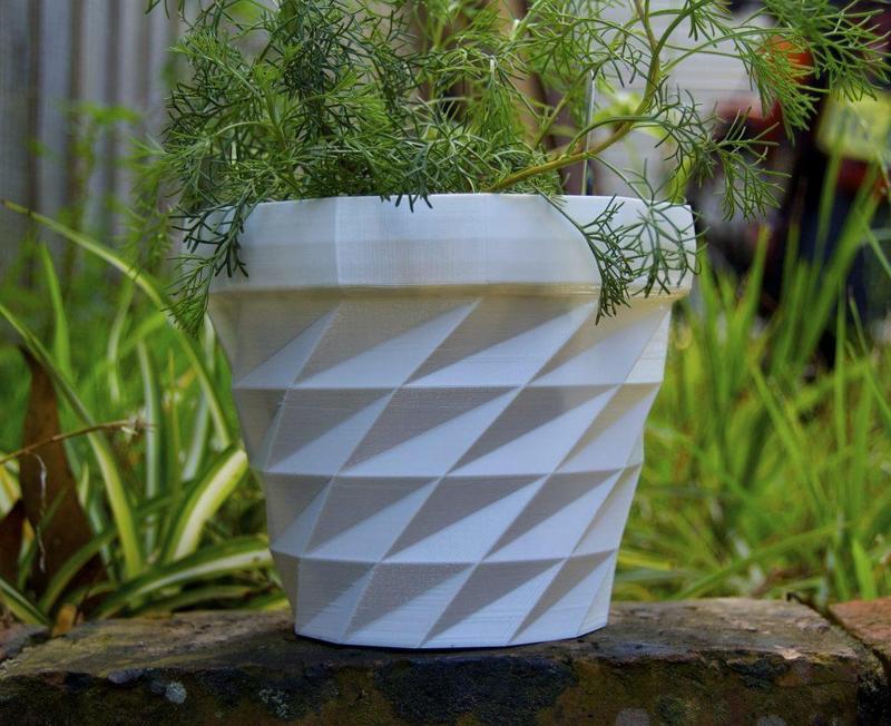 Triangulated Flower Pot