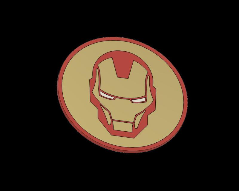 Iron man coaster no AMS no paint