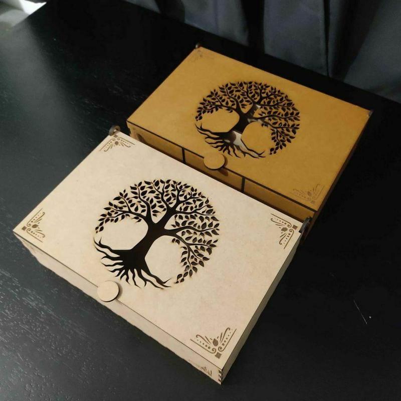 Tree of Life Multipurpose Box CnC mdf 3mm