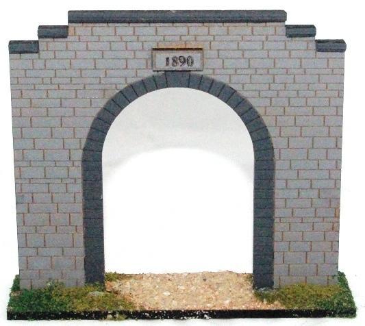 Laser Cut - 1/87 (HO) Scale - Tunnel Entrance Set