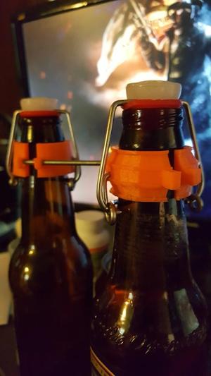 Swing/Flip Top Easy Cap Grolsch Styled Converter for Longneck and Bomber Bottles
