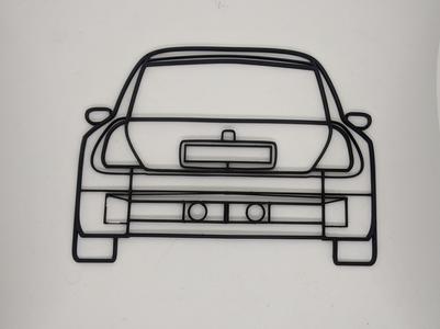 Wall decoration Renault Clio V6