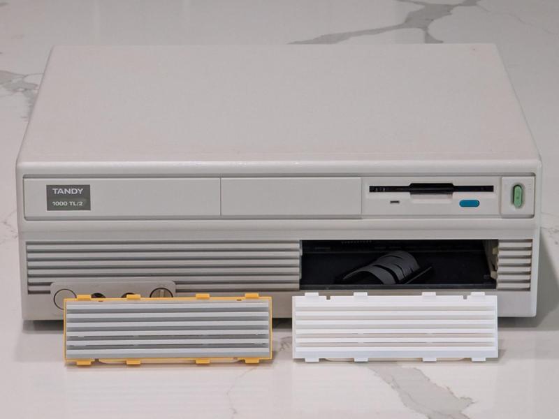 Tandy 1000 TL/2 5.25" Drive Bay Cover Solutions