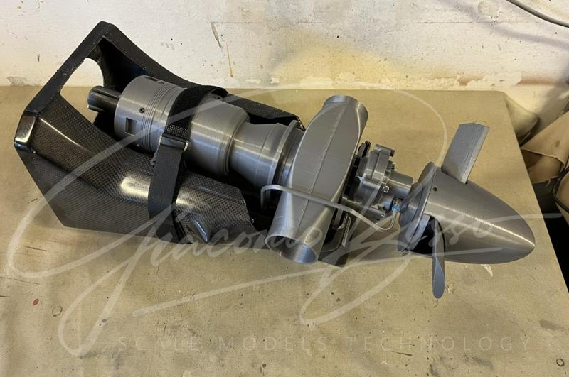 Kingtech K60-TP model turboprop engine