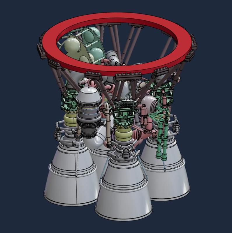Russian rocket engine RD-171