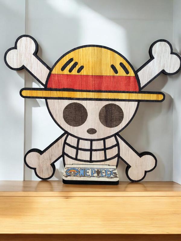 Laser-cut one-piece phone holder